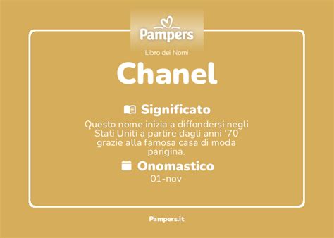 chanel nome bambina|Chanel, significato del nome e onomasti.